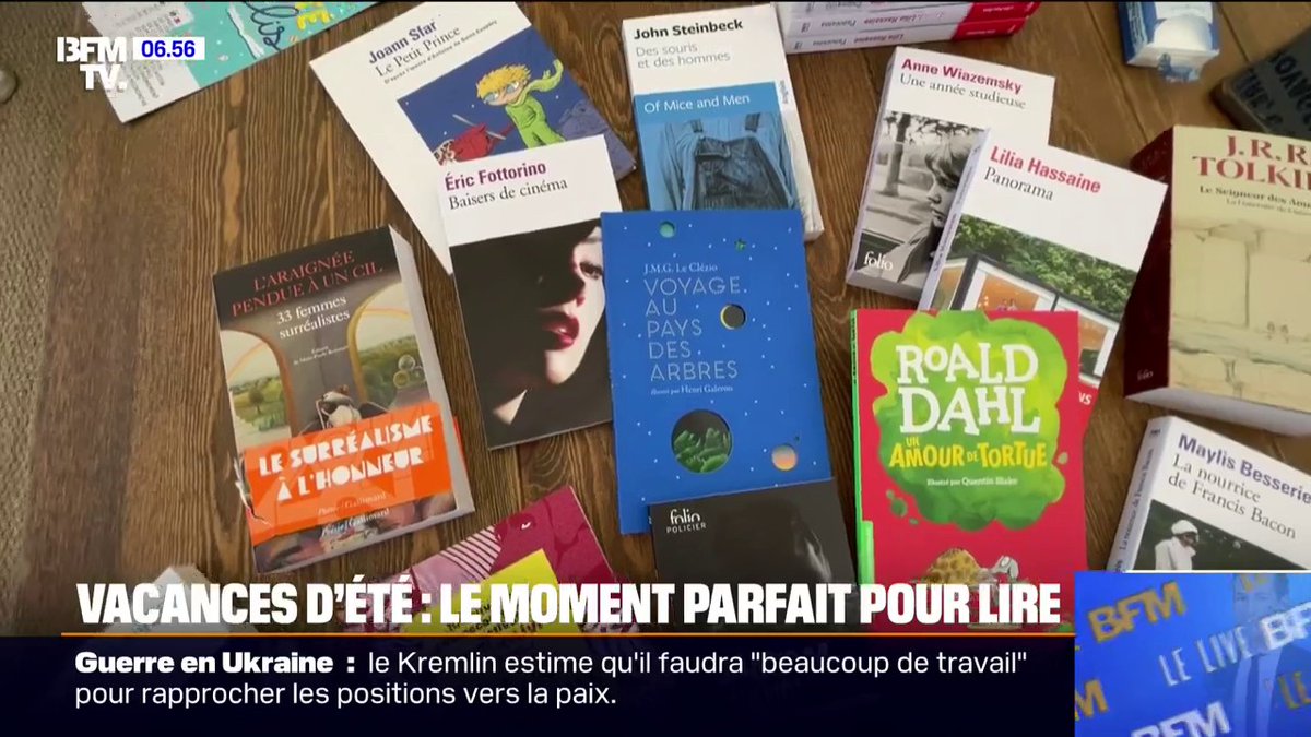Vacances d'été: un moment propice pour la lecture