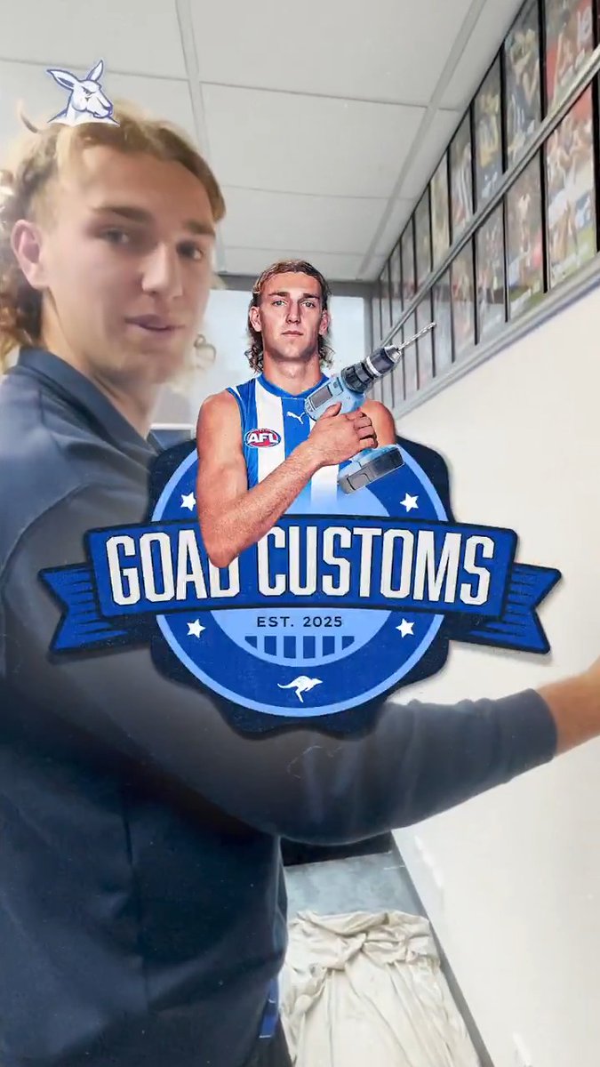 "I just get the enjoyment from putting stuff up, and making other people happy." 🥹 Taylor Goad tells us how he's become our in-house handyman! #Kangas