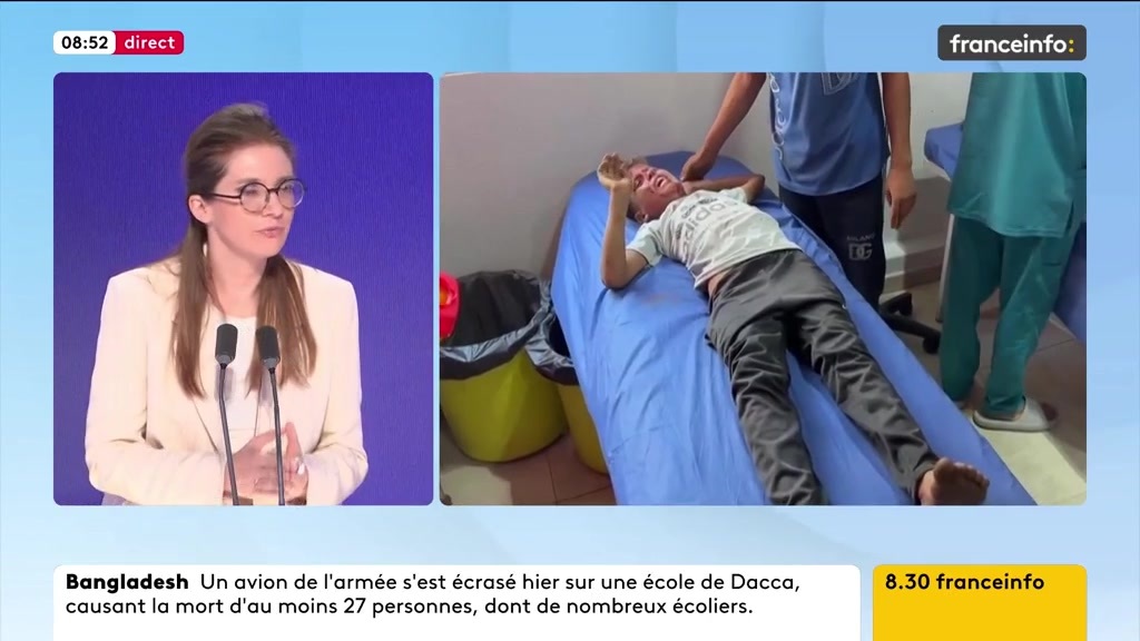 🔴 L'accusation de génocide comme un crime contre l'humanité ➡️ "L'antisémitisme a changé de visage", dit Aurore Bergé.