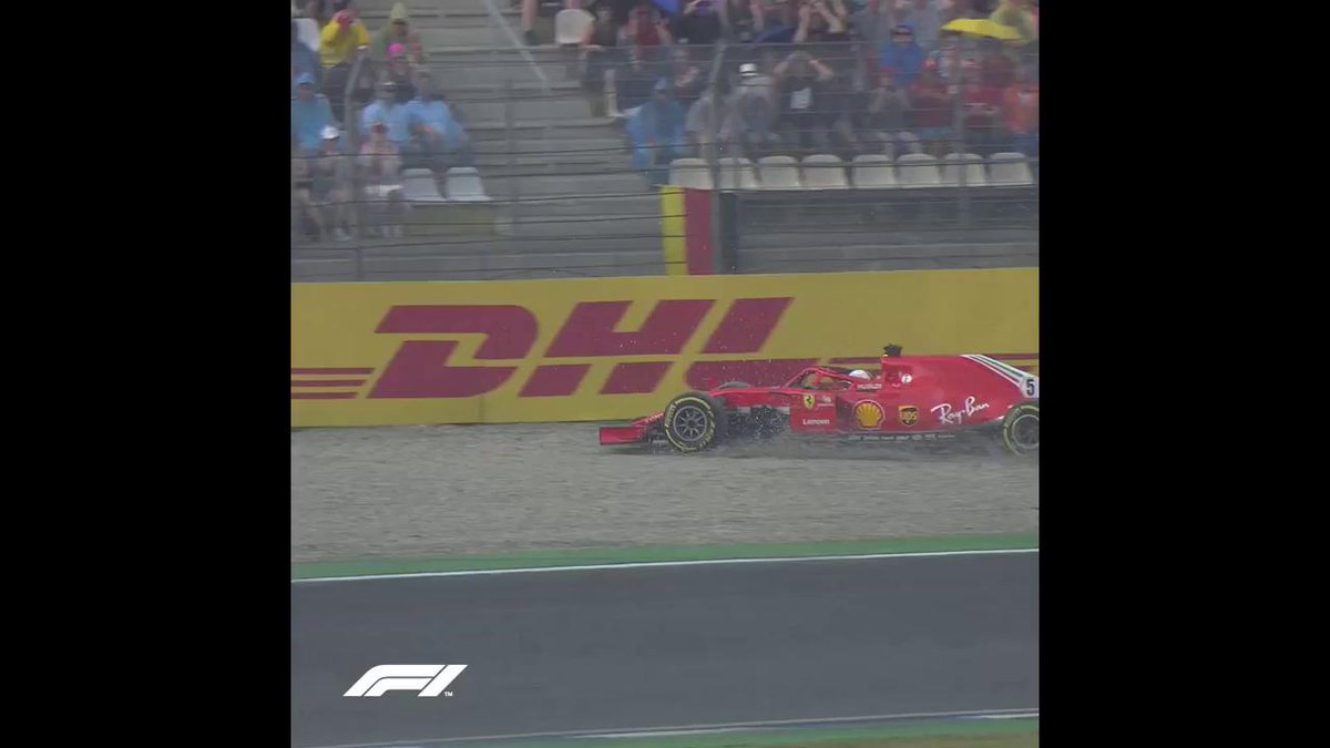 Exactly 7 years ago, Lewis Hamilton won at Germany starting from P14 His championship rival, Sebastian Vettel, crashed on his own while leading the race
