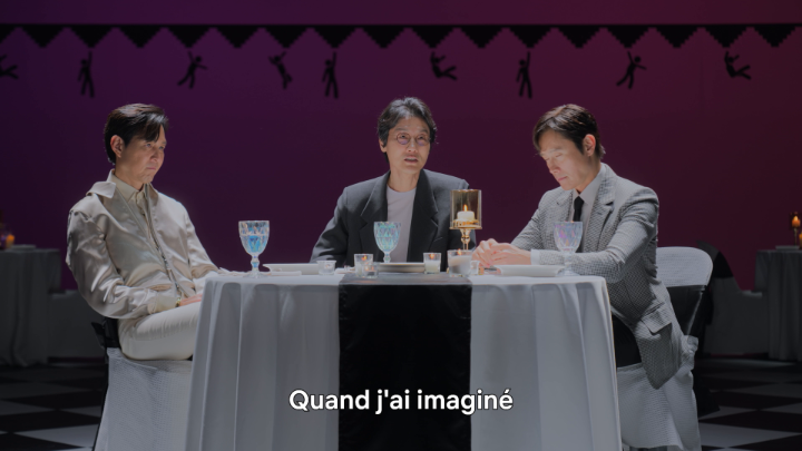 Le créateur de SQUID GAME nous parle du bébé. SQUID GAME : CONVERSATION, c’est dispo.