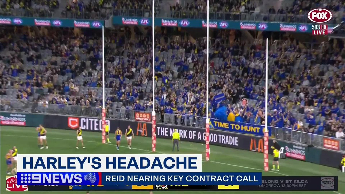 #EXCLUSIVE: A career-defining decision looms for the Eagles' Harley Reid - and it could be coming sooner than first thought. @TomMorris32 #9News