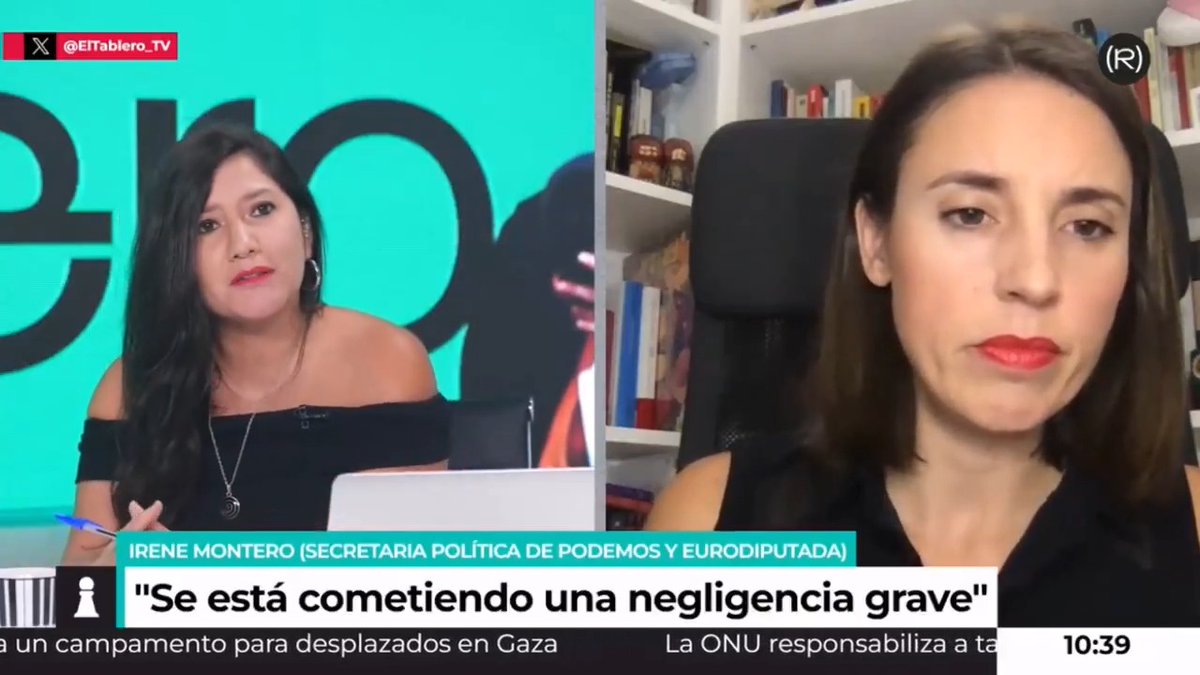 "La obligación del Estado es aplicar la excepción del Convenio de La Haya que permite no entregar a un niño porque es la única manera de proteger el interés superior del menor" Irene Montero sobre el futuro del hijo de Juana Rivas 👇🏽 📺 EL TABLERO |
