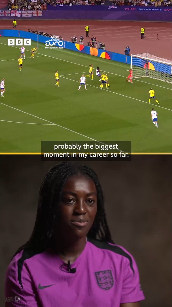 🗣 "Probably the biggest moment in my career so far" 🤩 Lioness Michelle Agyemang relives her vital equaliser against Sweden ⚽🙌 #WEuro2025 #BBCFootball