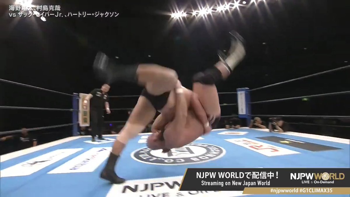 .村島克哉 "Dropkick → Avalanche Hold" From the profile URL #NJPW #njpwworld #G1CLIMAX35