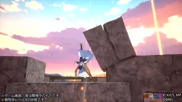近日登場予定の #天喰 の特殊アクションを紹介！ 特殊アクション「ウィングクロー」 鳥の鉤爪で蹴り上げ、上空へ高く飛び上がる近距離攻撃。 地上空中問わず使用可能。 瞬時に高所に移動したい時に活用しよう。 他の技と組み合わせ、連続でコンボを重ねる使い方もオススメだ！ #ヒロアカUR