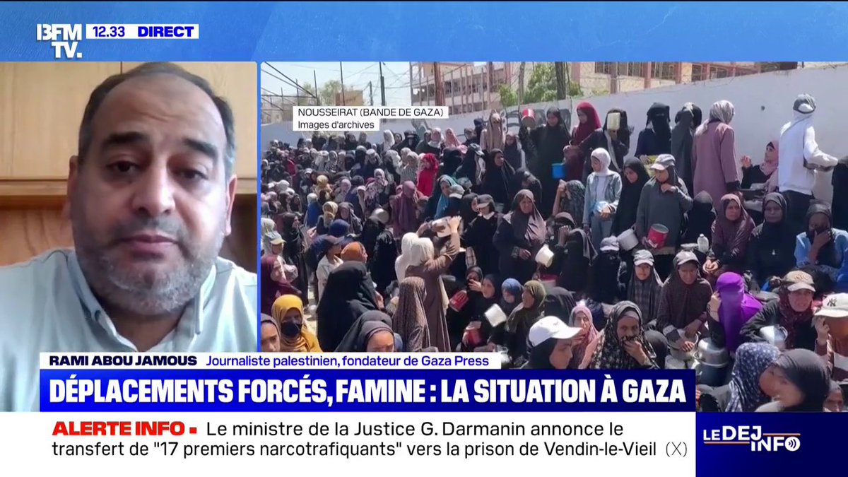 🗨"On ne trouve plus rien dans le marché depuis 4 jours" Rami Abou Jamous, fondateur de Gaza Press, alerte sur la situation à Gaza