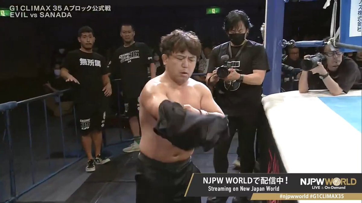 "Muscle" Asami is Angry💢 From the profile URL #NJPW #njpwworld #G1CLIMAX35