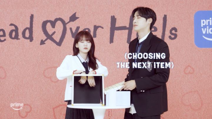 Our Shaman Seong-a must be fearless, right? 🫣 Catch #ChoYiHyun and #ChooYoungWoo in #HeadOverHeels, now on Prime Video!
