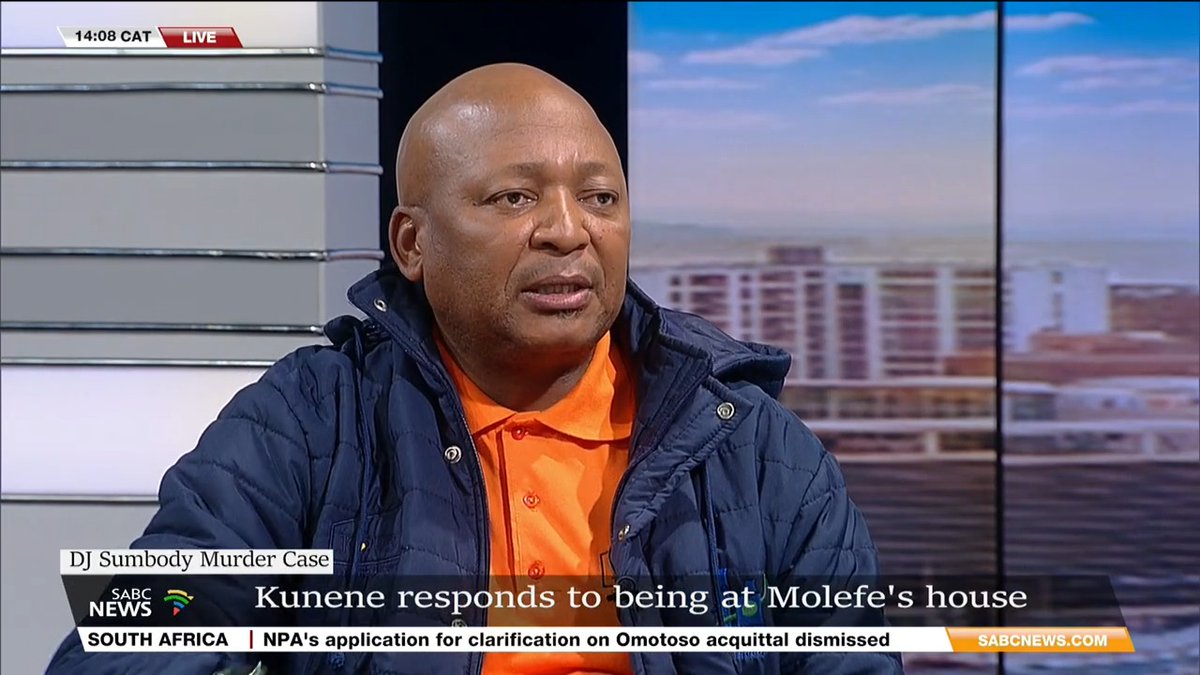 [WATCH] Kenny Kunene responds to being at Katiso Molefe’s home, saying, “It may have been a case of being in the wrong place at the wrong time, but for the right reasons.” He adds that he had only met Molefe previously at a birthday gathering.