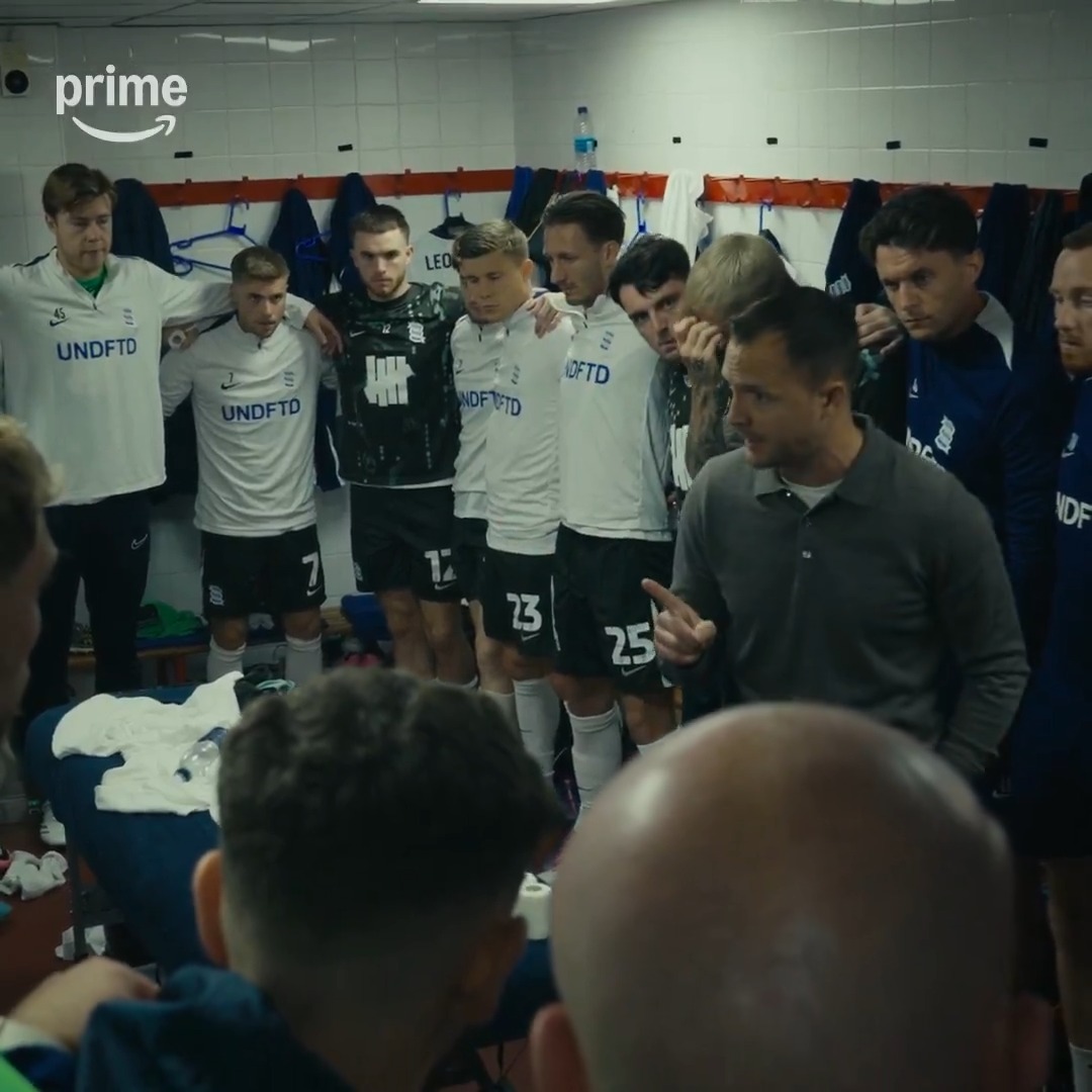Relentless. Driven. Passionate. Chris Davies in a nutshell. 🔵 Built In Birmingham: Brady &amp; The Blues premieres August 1 on Prime Video.