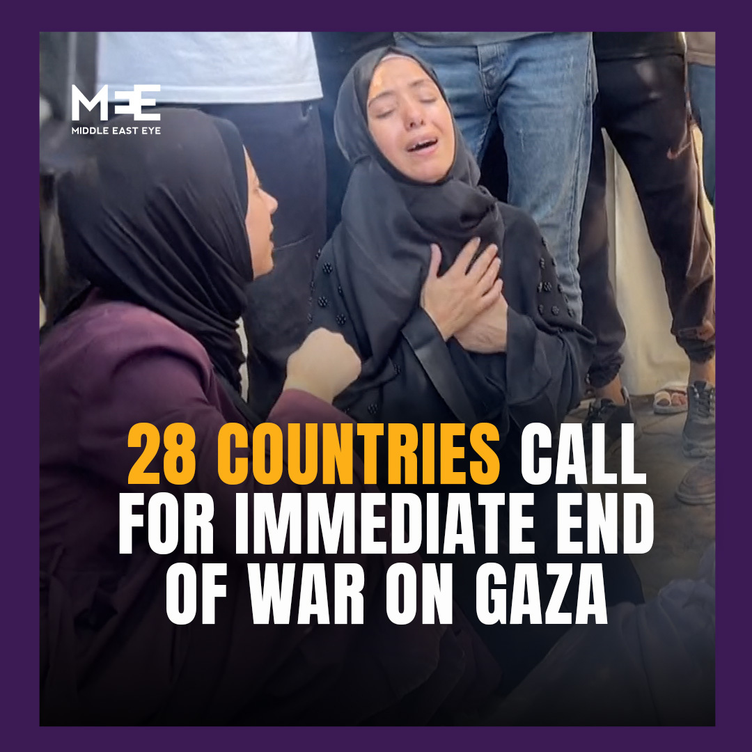 28 countries, including France and the UK, have called on Israel to end its war on Gaza, saying civilians' suffering"reached new depths". They condemned Israel’s “drip feeding of aid” and said the “denial of essential humanitarian assistance” to Palestinians was “unacceptable".