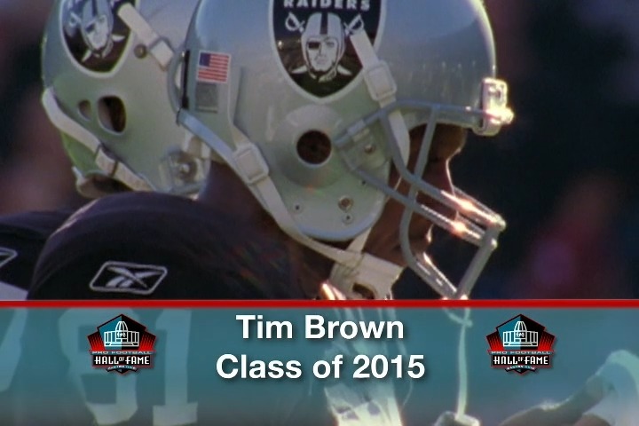 The Hall of Fame sends happy birthday wishes to Las Vegas Raiders Legend Tim Brown! The Class of 2015 member turns 59 today. 🎉🎂 #HBD