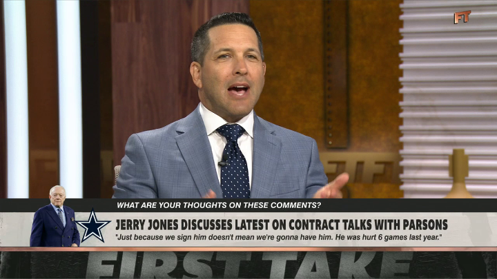 "[The Cowboys] haven't even submitted a contract proposal yet to Micah Parsons." —Adam Schefter on Micah Parsons' contract negotiations 😳