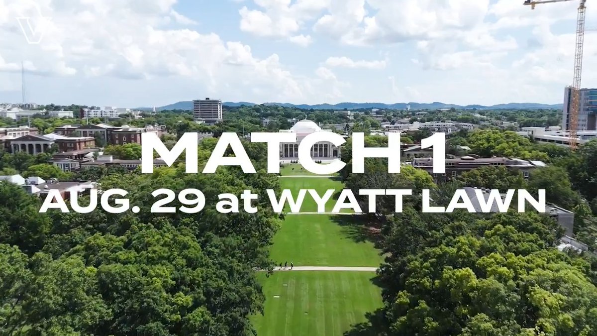This is how our story begins... We'll see you on Aug. 29 on Wyatt Lawn for Vanderbilt volleyball's historic Match 1. #AnchorDown