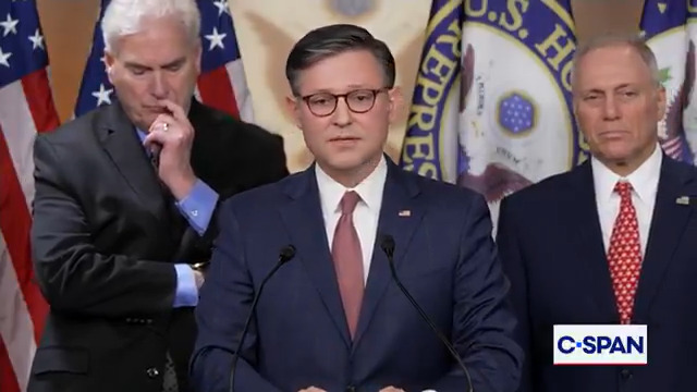 .Speaker Mike Johnson: "I don't understand Thomas Massie's motivation. I really don't. I don't know how his mind works...Thomas Massie could have brought his discharge petition anytime over the last four and a half years, over the last four years of Biden administration."