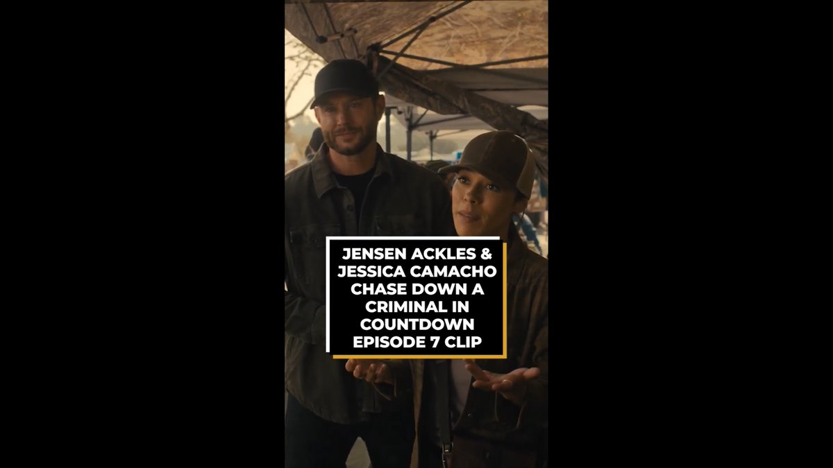 ScreenRant presents an exclusive clip from #Countdown episode 7, in which Jensen Ackles and Jessica Camacho chase a perp through the marketplace. New episodes drop Wednesdays on @primevideo!