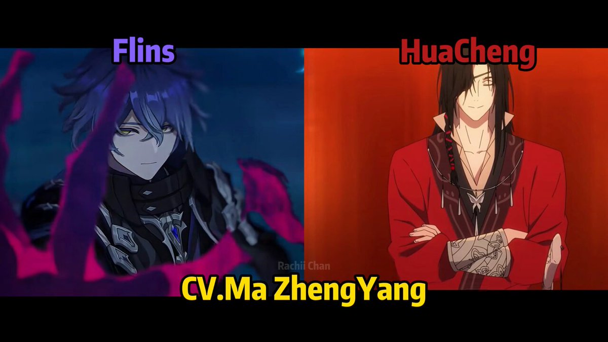 [CN VA Funfact] Flins and HuaCheng side-by-side voice comparison since they share the same CN VA!❤️Sorry, i know I'm talking too much about him🥹 CV.马正阳 Ma ZhengYang (PS.XieLian's CN VA is Mika!)