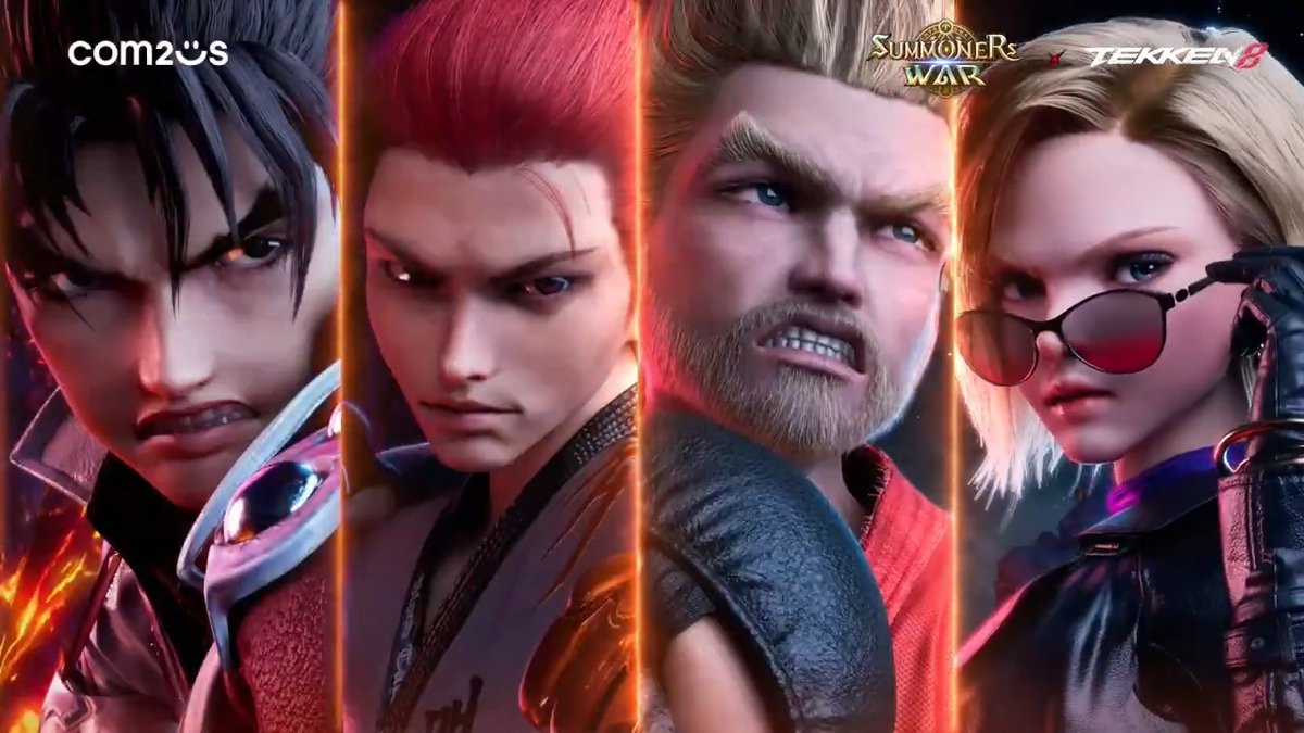 ❗️Summoners War × TEKKEN 8 Collaboration Announced 🗓️ Launching July 30 👊 Featuring Jin, Paul, Nina, Hwoarang, and Heihachi! 🥊 Pre-Registration is open in Summoners War App