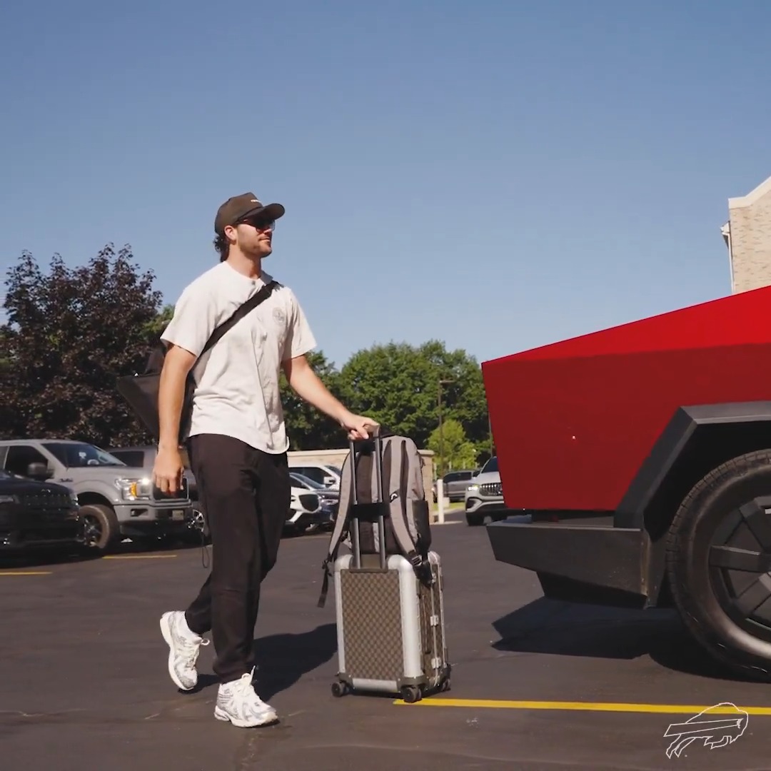 The MVP has arrived for Bills Camp. 😁 Josh Allen | #BillsMafia