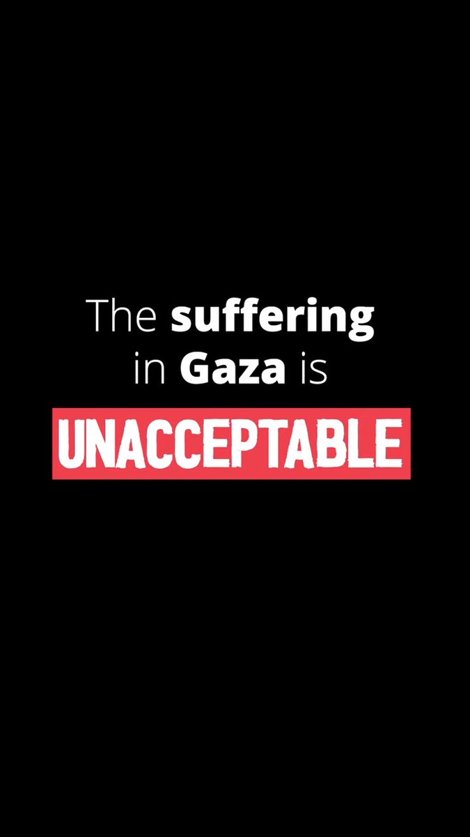 The suffering in #Gaza is unacceptable. This senseless violence must end.