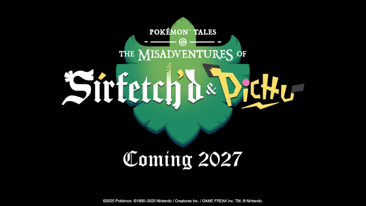 Pokémon Tales: The Misadventures of Sirfetch’d &amp; Pichu is a new stop-motion animated series from Pokémon and Aardman coming in 2027!