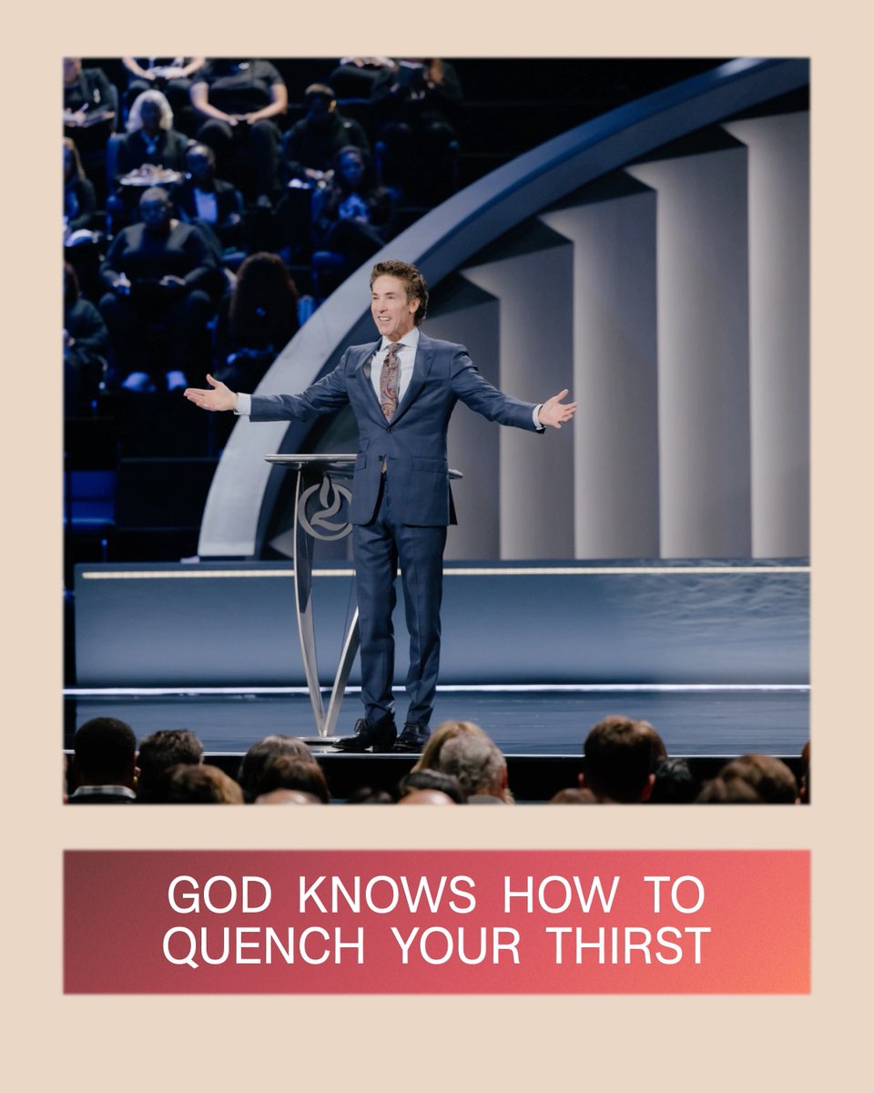 God knows how to quench your thirst. Keep declaring His promises. Keep thanking Him that it’s changing. Keep expecting fountains to spring up. Check out this message from Joel! "Rivers in the Desert":