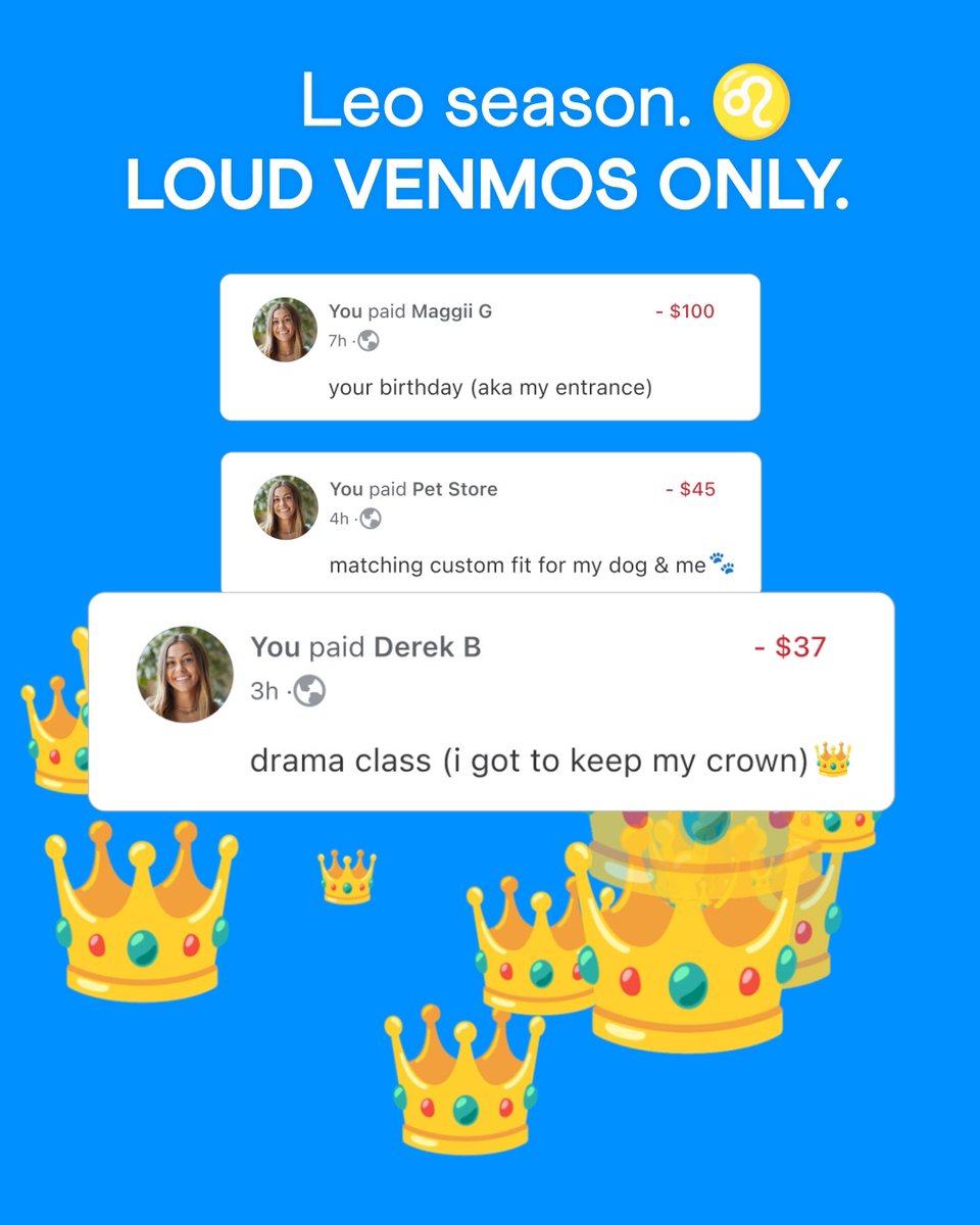 The confidence in each Venmo transaction of a Leo is honestly majestic. 🦁💸