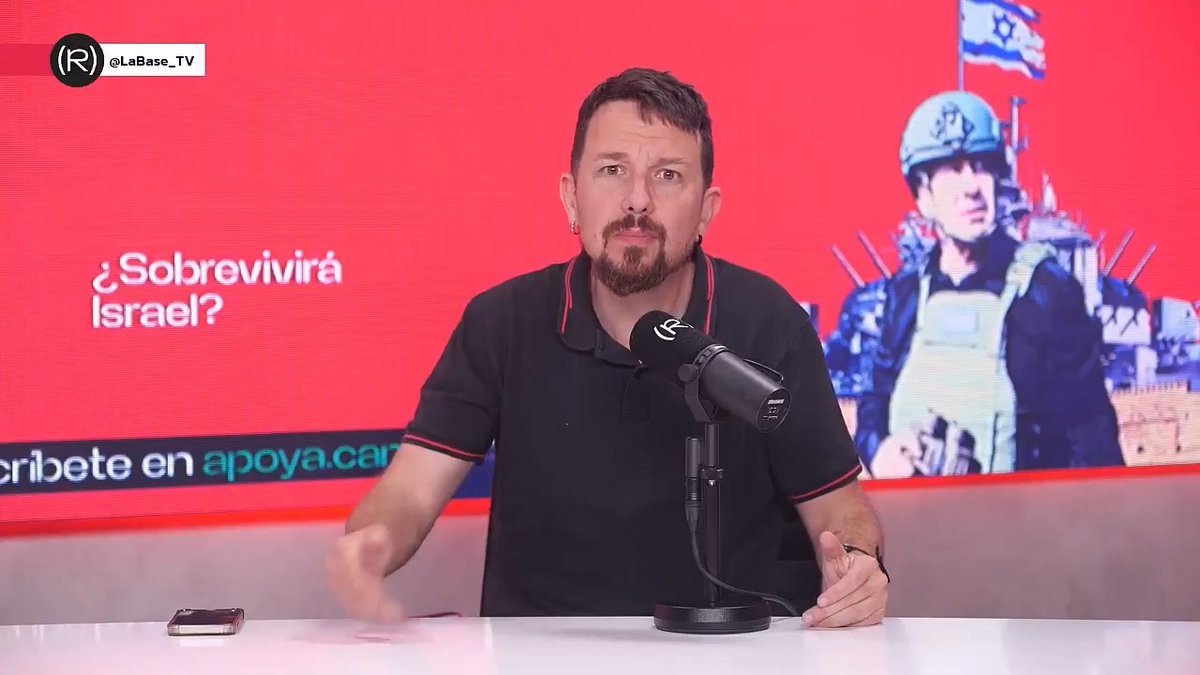 ¿Sobrevivirá Israel? ¿Tiene futuro el proyecto sionista en Palestina, es sostenible? 🇮🇱🤔🇵🇸 Pablo Iglesias y Manu Levin reflexionan sobre ello 👇🏽 📺 LA BASE |