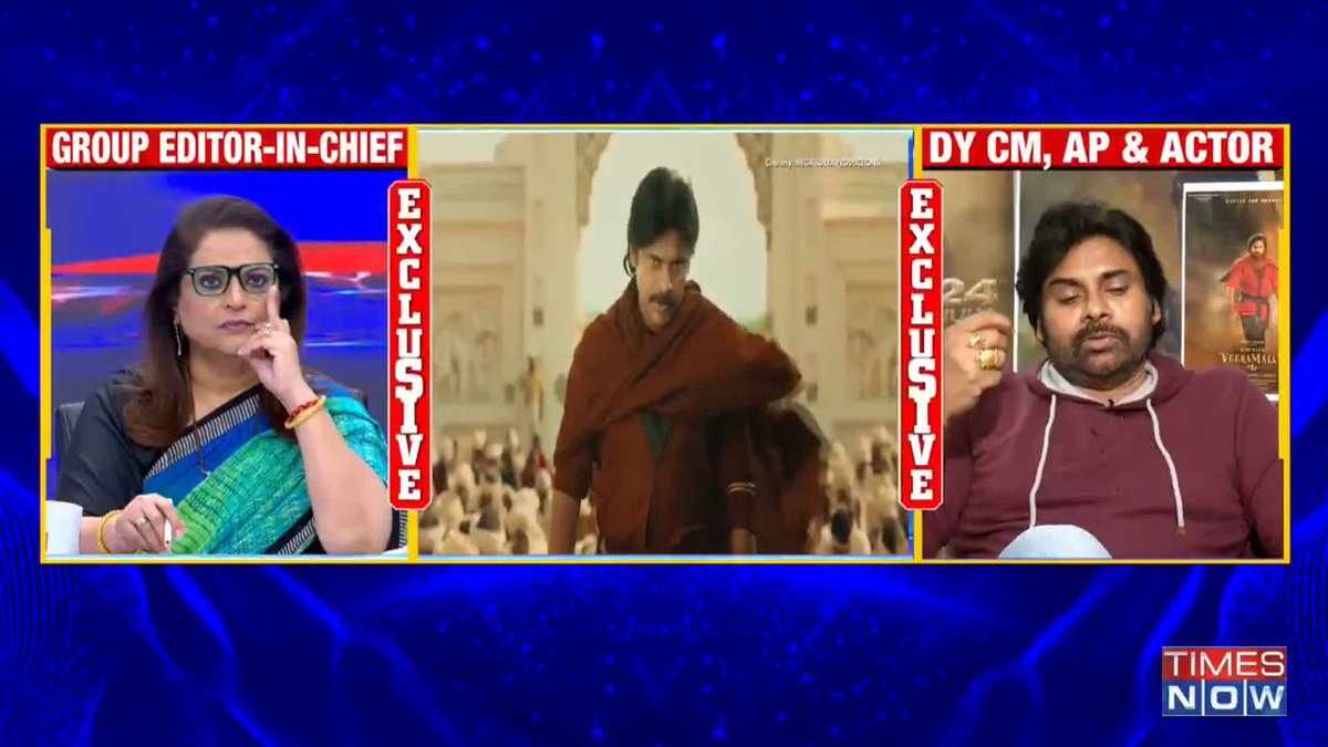 #EXCLUSIVE "I enjoy the role of a leader more than that of an actor." – Pawan Kalyan, Andhra Pradesh Dy CM &amp; Actor, tells @NavikaKumar