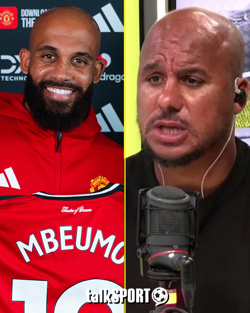 👏 "They've still got that pull." 🔴 "Spurs made more sense, but they still want to play for them." Gabby Agbonlahor says #MUFC signing Mbeumo proves they still have huge pull
