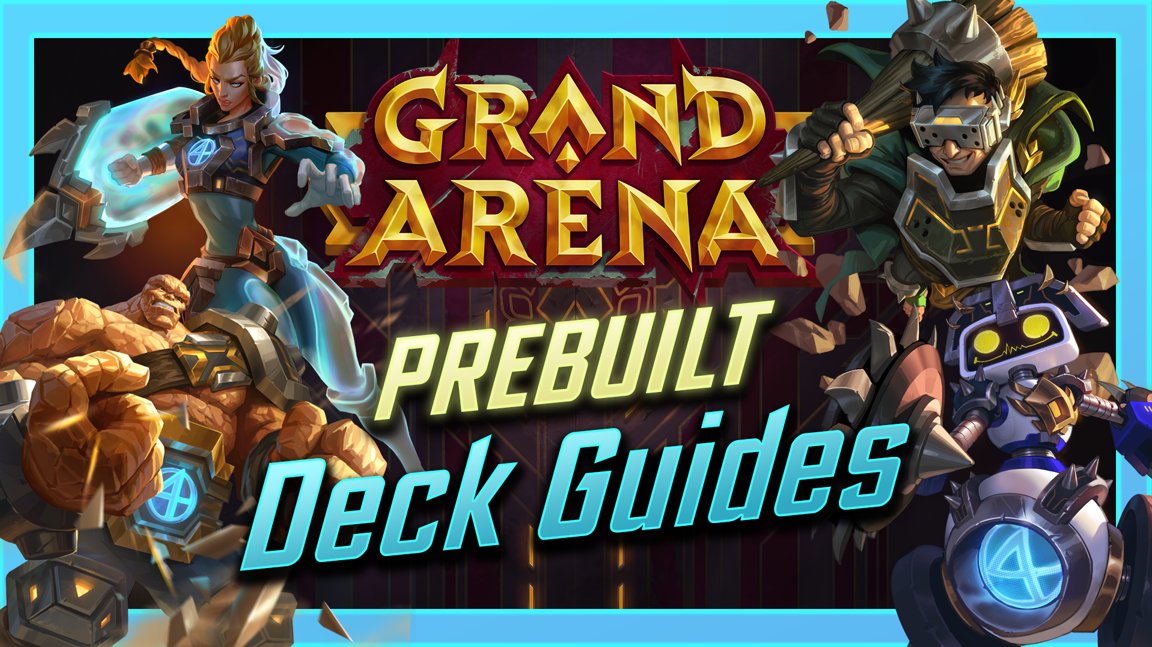 The Grand Arena needs its Champion. Which will you choose? DeraJN breaks down the preconstructed decks of Invisible Woman, The Thing, H.E.R.B.I.E., and Mole Man!