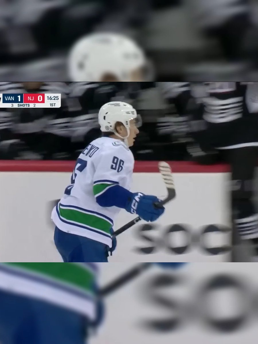 Random #Canucks Goal Of The Day February 6th, 2023. Andrei Kuzmenko scores a beauty against the Devils. 🎥: Sportsnet