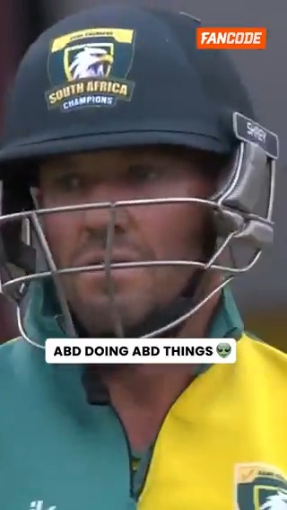 GOAT DOING GOAT THINGS - AB DE VILLIERS MADNESS IN WCL. 🤯💪