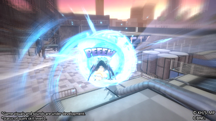 Suneater Quirk Skill previews! Quirk Skill γ: Plasma Cannon Fires a high-powered beam. Hold to charge and increase its power. Aim to change direction slightly and hit opponents through walls. If you get hit with Nejire's Skill while holding, it instantly charges up. #MHUR