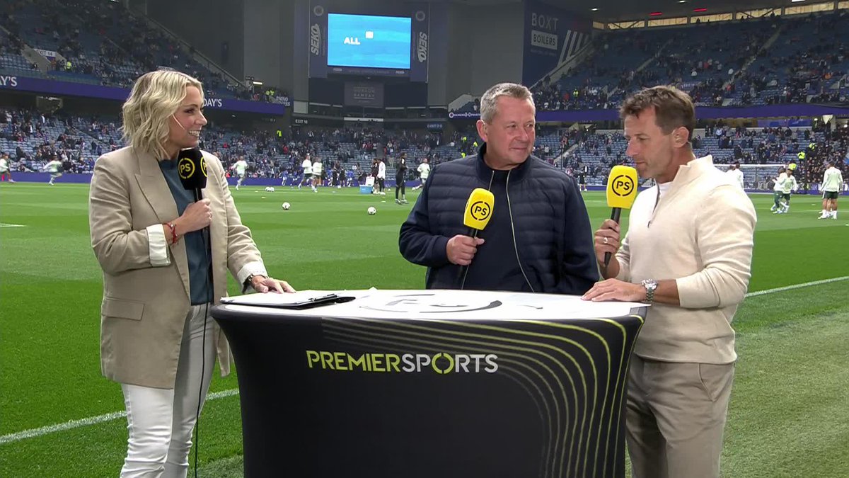 Neil McCann and Billy Dodds on what it feels like being back at Ibrox 🔵 "We'd love to be in the dugout! But it's not to be." 🗣️