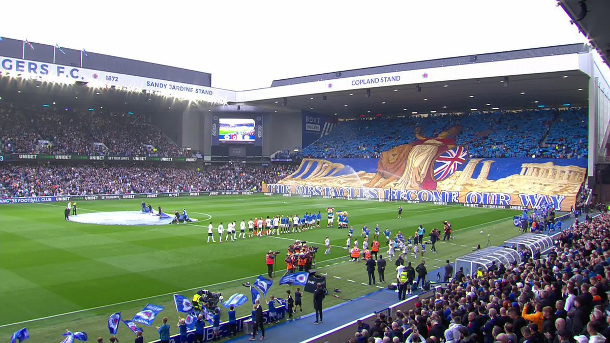"A new dawn at Ibrox Stadium!" 🏟️ Rangers fans are ready for the beginning of the Russell Martin era and the challenge of a Champions League qualifier 🔵