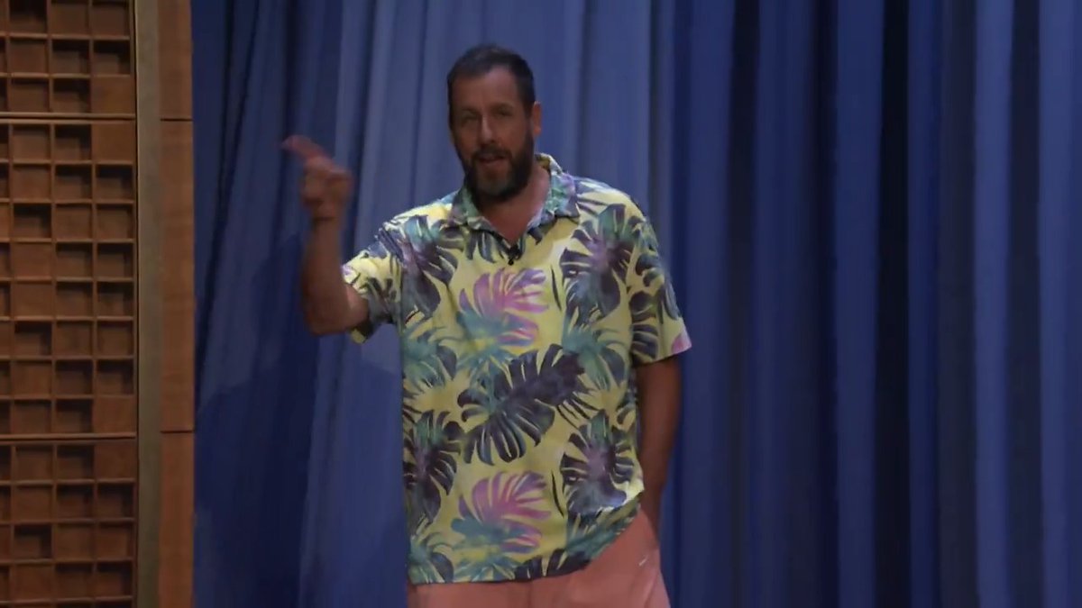 No one does it like Adam Sandler 🏌️⛳ #FallonTonight