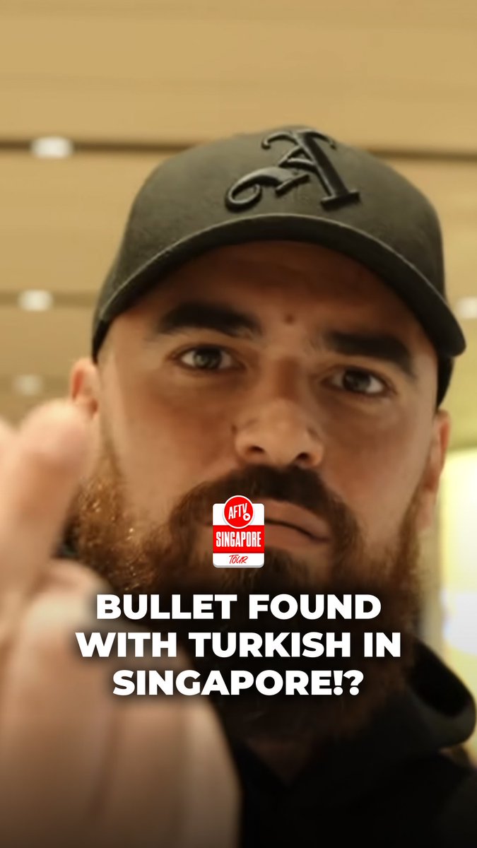 Bullet found with Turkish in Singapore!?! 𝐖𝐡𝐚𝐭’𝐬 𝐠𝐨𝐢𝐧𝐠 𝐨𝐧?! 😰 #AFTVSingapore