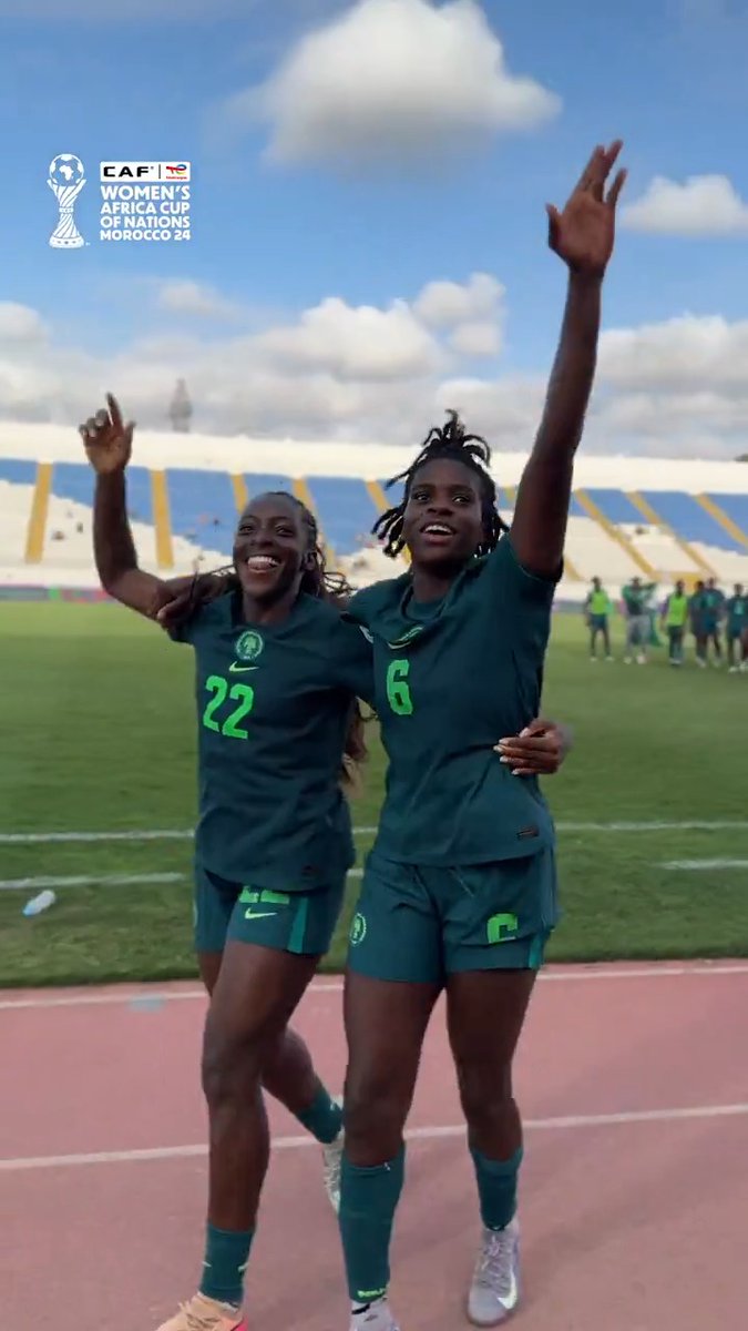 Together into the final! 🫂🇳🇬 #TotalEnergiesWAFCON2024