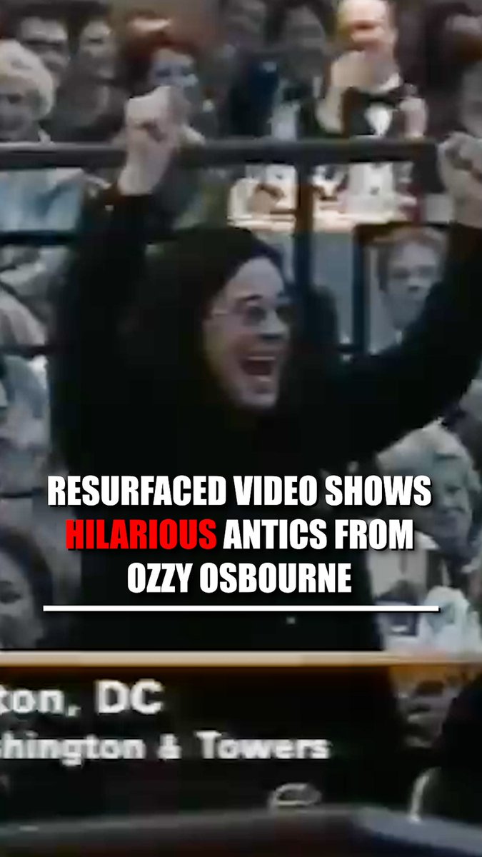 'IM GOIN' OFF THE RAILS': A resurfaced video from a 2002 White House Correspondents Dinner shows Ozzy Osbourne standing on a table and blowing kisses to the crowd after being introduced by former President George W. Bush. The president later remarked, "might have been a mistake."