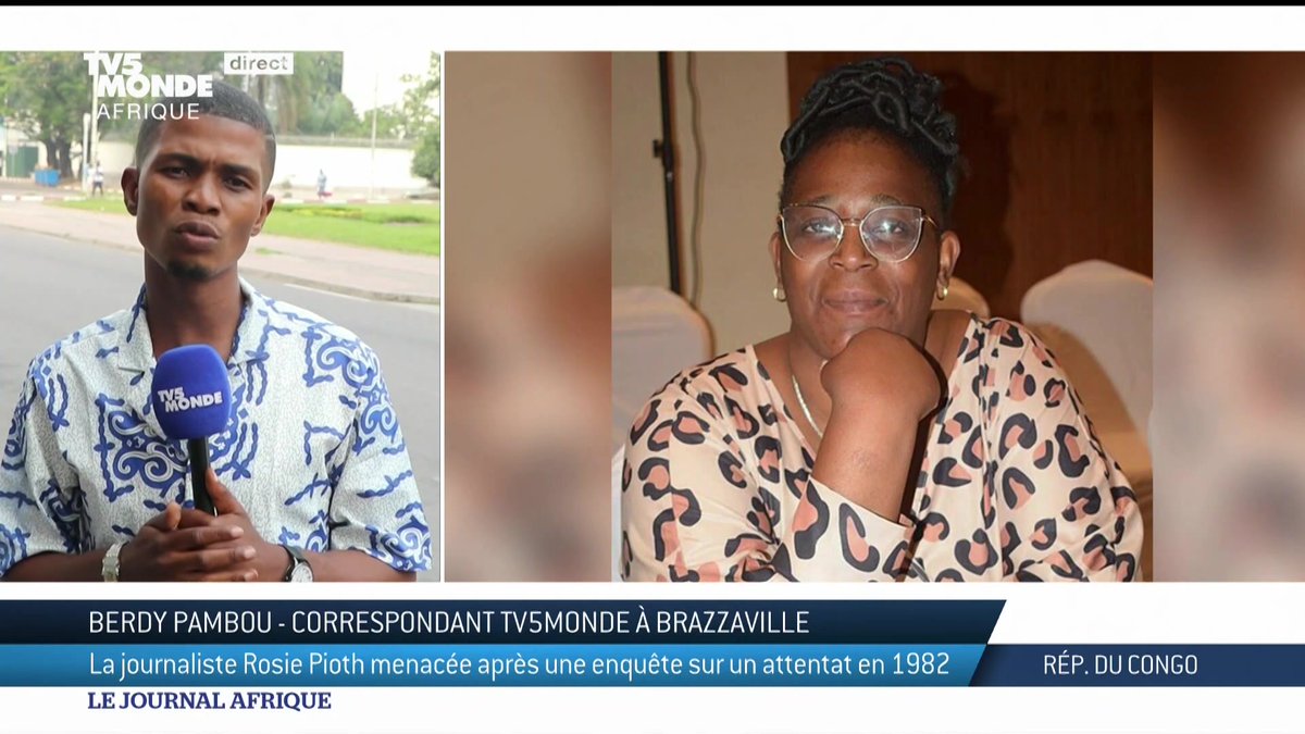 En Rép. du Congo, la journaliste indépendante, Rosie Pioth est menacée de mort après la publication de son enquête sur l’attentat oublié de l’aéroport Maya-Maya en 1982. Les précisions de notre correspondant à Brazzaville, Berdy Pambou🇨🇬