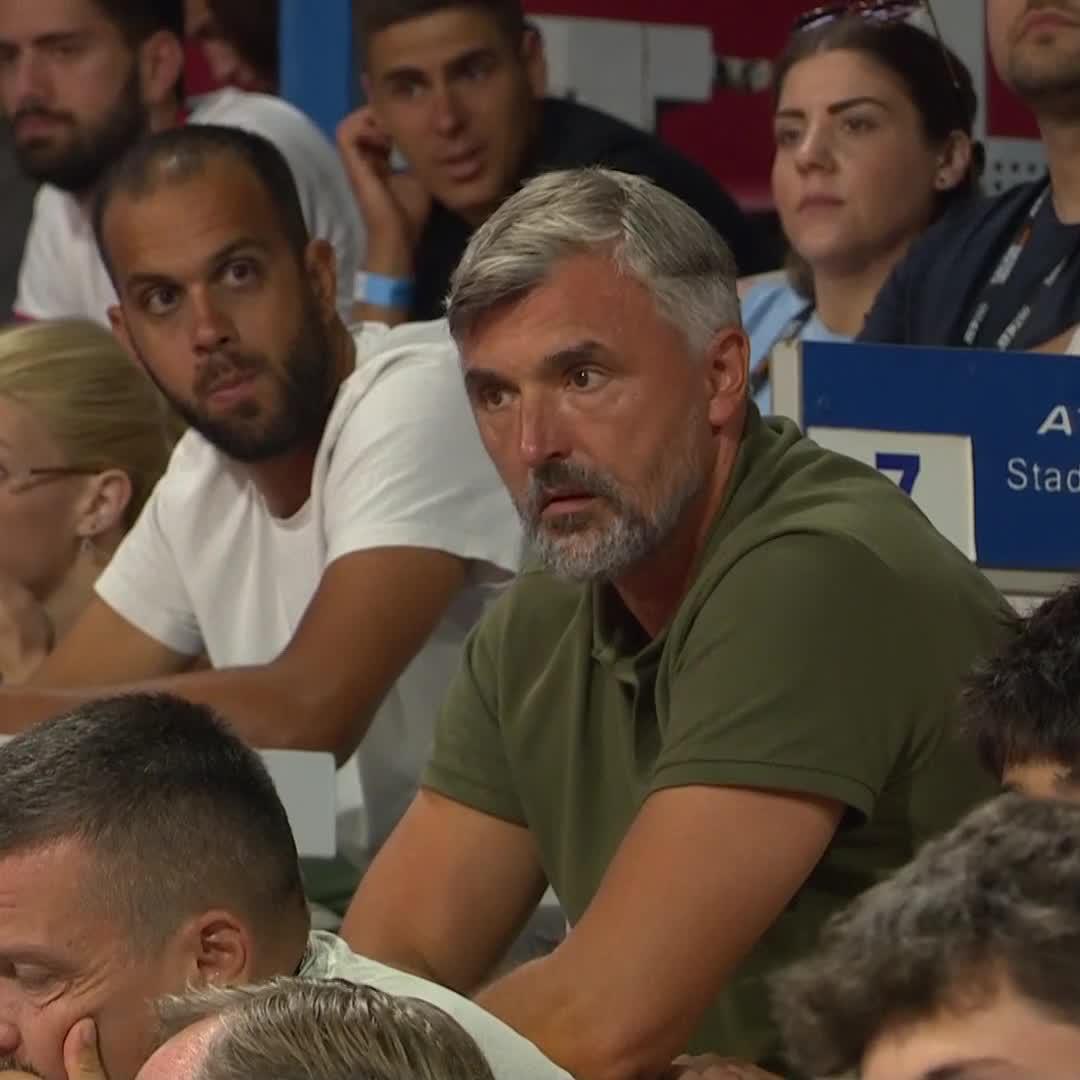 Few can sit in a stadium named after them. Goran Ivanišević can. #CroatiaOpenUmag