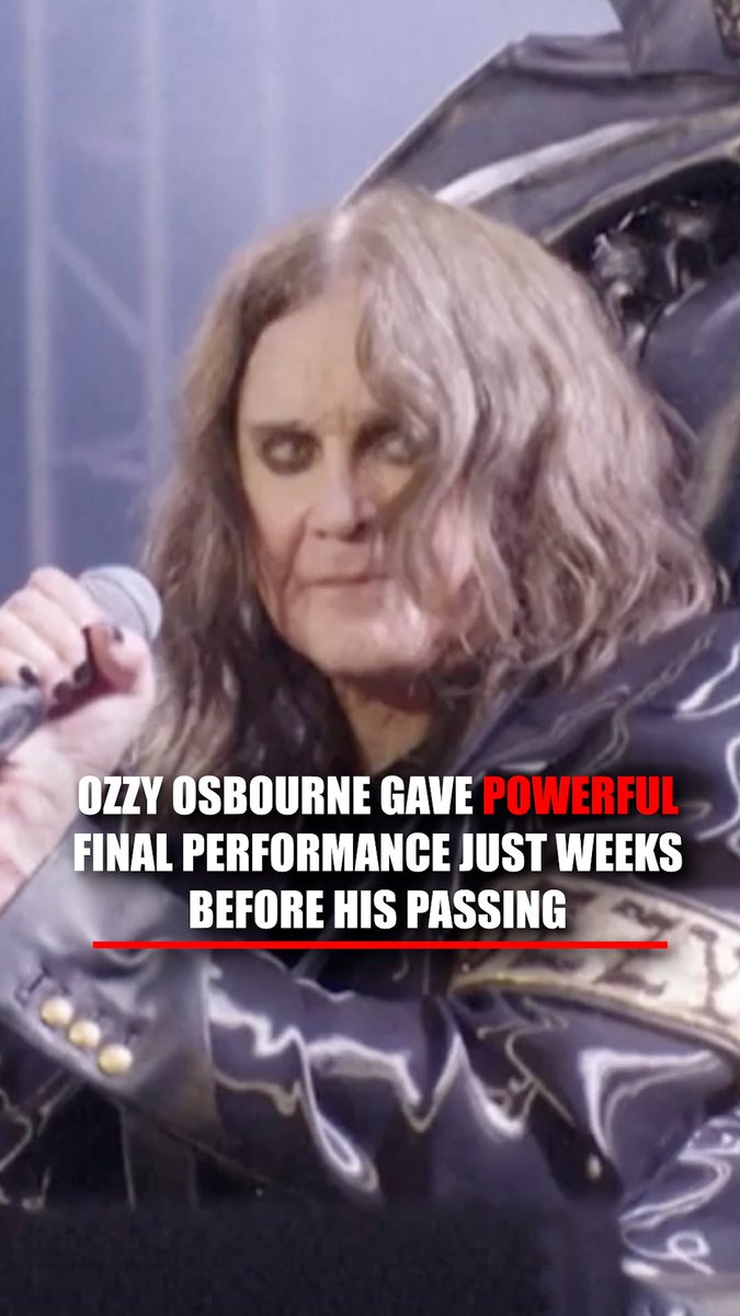 Just weeks ago, rock icon Ozzy Osbourne gave what would become his final performance in the city where his journey began —Birmingham, England. It was a heartfelt return to his roots, marking a quiet but meaningful close to his legendary career.