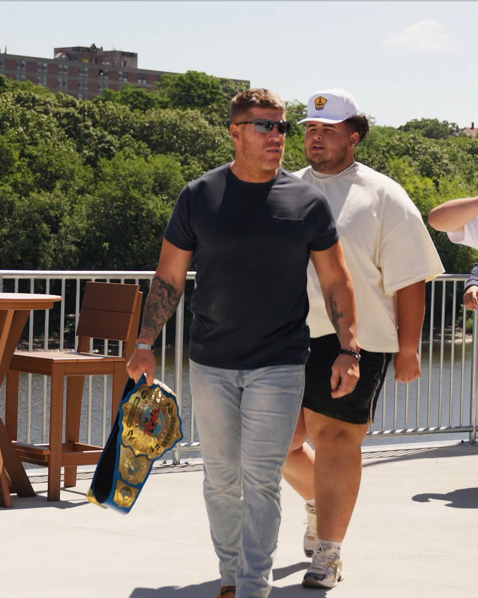 The Champ was here 🏆 Steve Maclin, the inaugural TNA International Champion, was welcomed to Centreville Bank Stadium earlier today for a tour. TNA IMPACT! comes to the Ocean State this Thursday and Friday at the Ryan Center in Kingston. Grab your tickets now: