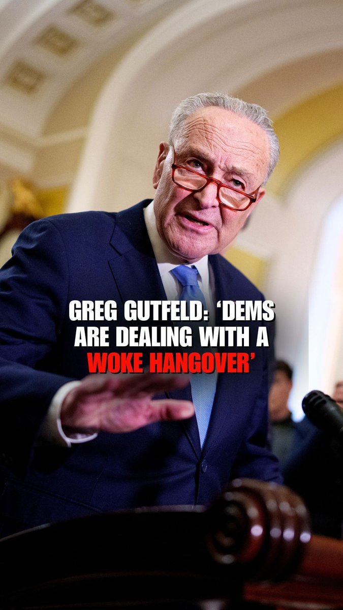 .GregGutfeld says the Democrats "are dealing with a woke hangover."