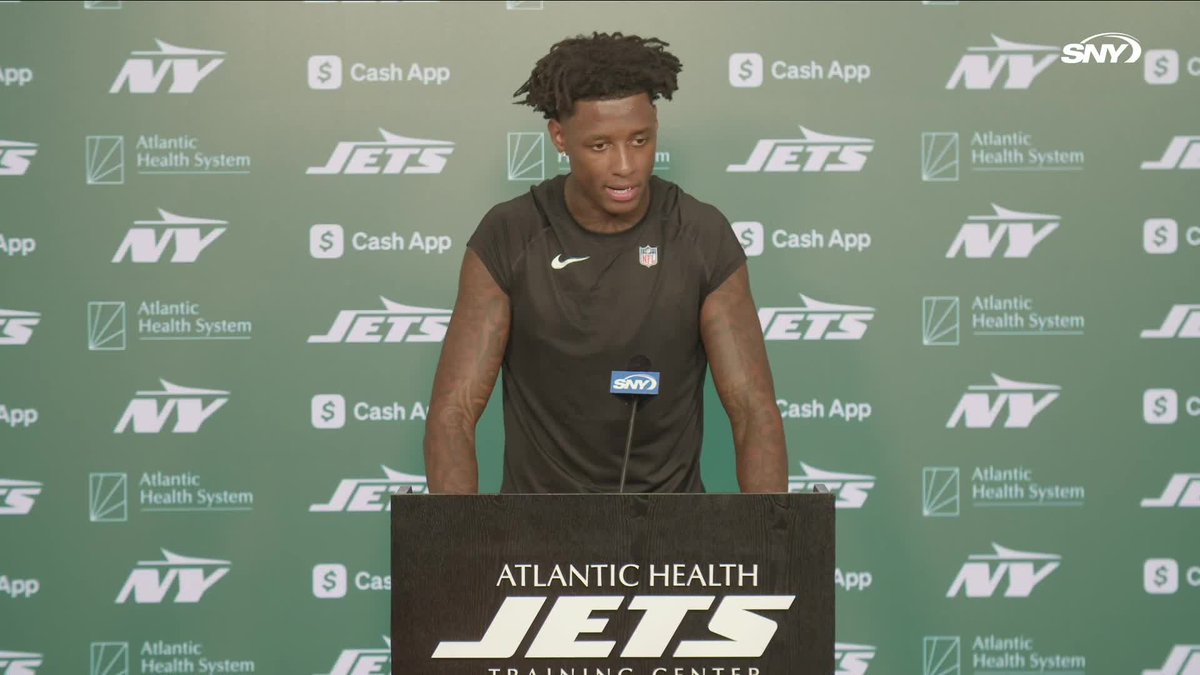"She just said congrats" Sauce Gardner was asked about Ice Spice's reaction to his new deal with the Jets:
