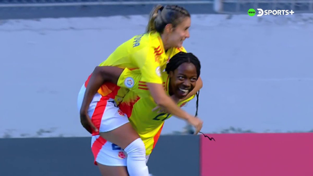 ¡GOL DE COLOMBIA! Valerin Loboa remató de derecha y puso el 8-0 contra Bolivia en la CONMEBOL Copa América Femenina. #CopaAméricaEnDSPORTS