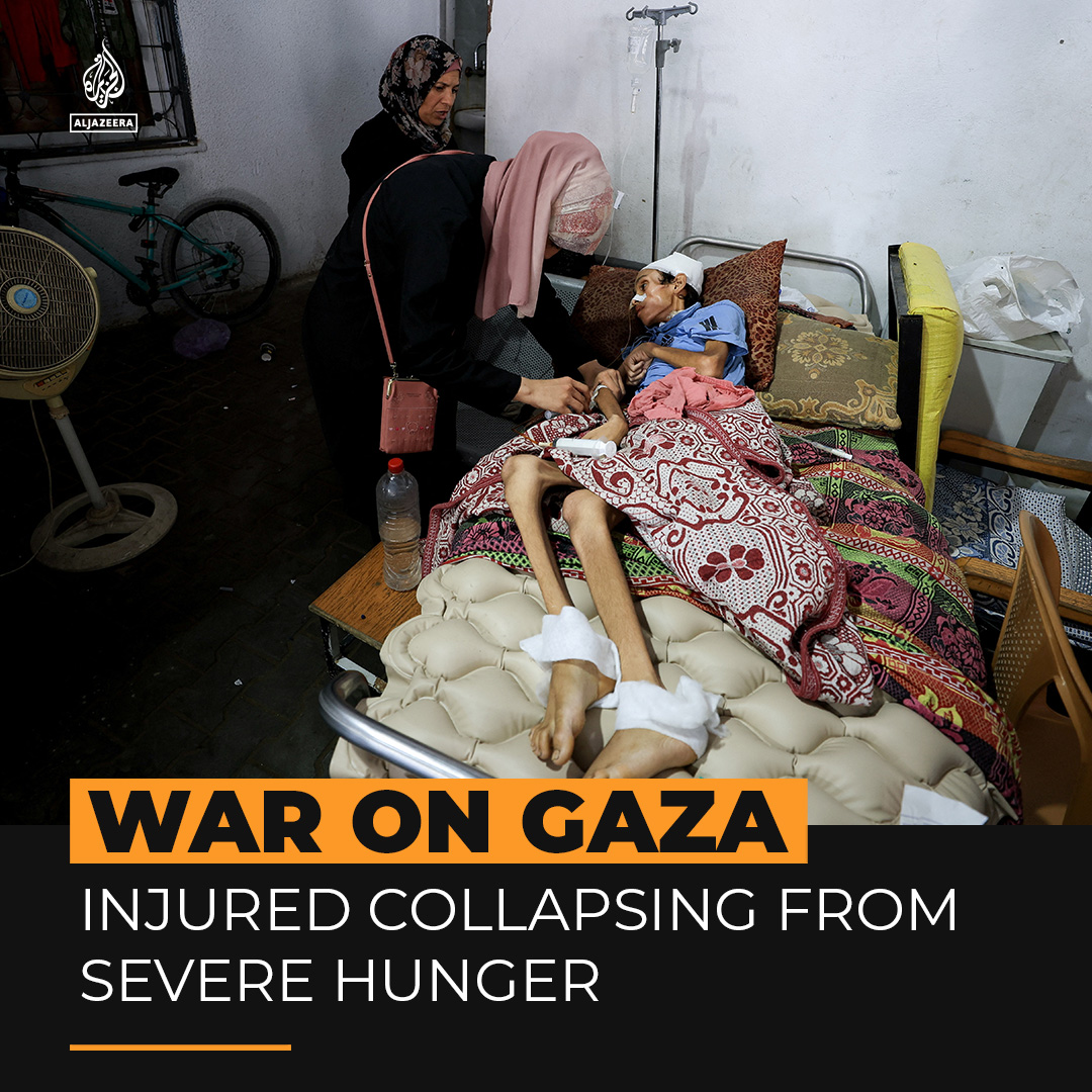 Israel’s continuous blockade of aid has pushed Gaza into a severe hunger crisis, causing Palestinian children to die of malnutrition, aid workers to collapse, and hospitals to be overwhelmed beyond their capacity.