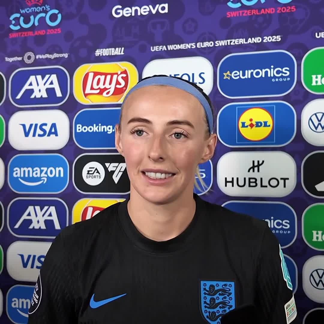 "So proud to be English right now" 🏴 Chloe Kelly on England reaching a third consecutive final 🙌